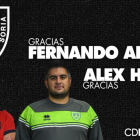 Fernando Alonso y Álex Huerta no seguirán en las filas numantinas. HDS
