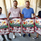 Eduardo Munilla, Manuel Salvador, Daniel González Galán, y Álvaro Hernández, ayer en el Ayuntamiento.-MARIO TEJEDOR