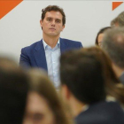 Albert Rivera, en la reunión del comité permanente de Ciudadanos.-JOSÉ LUIS ROCA