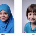 Imagen de los dos niños que han sido secuestrados por su madre, que se los ha llevado al Estado Islámico.-
