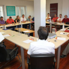Miembros de la empresa y del comité en la última negociación./ J. M. LOSTAU-