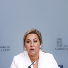 La vicepresidenta y portavoz de la Junta de Castilla y León, Rosa Valdeón, comparece en rueda de prensa posterior al Consejo de Gobierno-ICAL