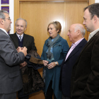 De izquierda a derecha Vicente Ripa, José Manuel Mangas, Mercedes Molina, Cándido Moreno y Pedro Medrano. / V.G.-