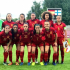 El once inicial de España ante Finlandia.-/ SEFUTBOL