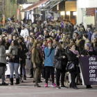 Un momento de la manifestación celebrada el año pasado con motivo del Día Internacional de la Mujer.-MARIO TEJEDOR