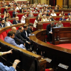 Imagen de un pleno del Parlament de Cataluña.-RICARD CUGAT