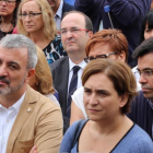 Ada Colau y Miquel Iceta en una acto de homenaje a Salvador Allende, en una imagen de archivo.-RICARD CUGAT