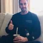Diego Godín da las gracias a los aficionados desde su twitter.-TWITTER DE DIEGO GODÍN