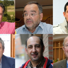 Algunos alcaldes y ex diputados consultados.-