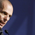 Varoufakis, en una aparición pública reciente.-