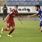David Concha, que será uno de los atacantes rojillos en Bilbao, en el encuentro ante la Ponferradina.-Diego Mayor