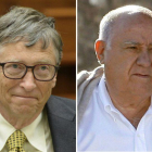 Bill Gates y Amancio Ortega.-