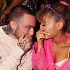 El rapero Mac Miller y la cantante Ariana Grande, en los MTV Video Music Awards, en el 2016.-FILMMAGIC