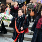La procesión de Santa Águeda que celebró la Asociación de Amas de Casa de la capital.-ÁLVARO MARTÍNEZ
