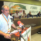 Aurelio González, secretario general de UPA Castilla y León, interviene en el VI Congreso Regional de UPA Castilla y León-Ical