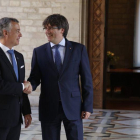 El lehendakari Urkullu no está a favor de que Puigdemont gobierne desde Bruselas: Para dirigir un país, hay que estar presente-JULIO CARBO (ARCHIVO)