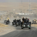 Fuerzas del ejercito iraquí avanzan sobre Mosul, en octubre del 2016.-EFE