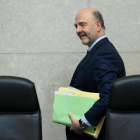El comisario de Economía, Pierre Moscovici.-JOHN THYS (AFP)