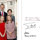 Felicitación navideña de los reyes de España y sus hijas Leonor y Sofía.-/ PERIODICO (CASA REAL)