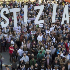 Manifestación el pasado mayo contra el juicio de los jóvenes de Alsasua-VILLAR LOPEZ
