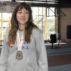 La atleta toresana que entrena en el Caep Soria, Raquel Álvarez.-VALENTÍN GUISANDE