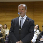 El alcalde de Valladolid, Francisco Javier León de la Riva, en el juicio por desobediencia que se celebró el pasado 27 de abril.-EL PERIÓDICO