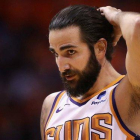 Ricky Rubio en una imagen del partido contra los Knicks.-TWITTER