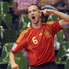 Álvaro Aparicio dejaba en 2014 las pistas de fútbol sala para enfocar su vida en la gestión deportiva.-H.D.S.