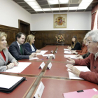 Reunión del secretario de Estado para las Administraciones Territoriales y Soria Ya-Luis Ángel Tejedor