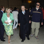 Manuel Fraga visitó por última vez la provincia para asistir al homenaje a Fermín Lucas el 13 de julio de 2008. / REPORTAJEGRÁFICO: ÚRSULA SIERRA-