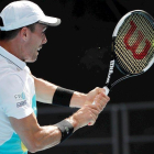 Bautista, durante su derrota ante Cilic.-EFE