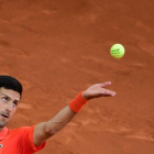 Novak Djokovic, durante la final de Madrid.-AFP