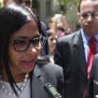 La ministra de Exteriores de Venezuela, Delcy Rodríguez, en Buenos Aires.-EFE / DAVID FERNÁNDEZ