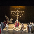 Detalle del montaje de la ópera Nabucco, que celebrará dos sesiones en Soria. ÓPERA 2001