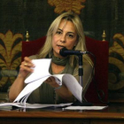 Castedo, en su último pleno como alcaldesa de Alicante, el pasado 22 de diciembre.-Foto: EFE/ Manuel Lorenzo