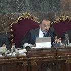 Imagen de la sala del Tribunal Supremo donde se está juzgado a políticos catalanes por el 1-O.-EFE (TRIBUNAL SUPREMO)