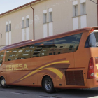 Autobús que desplaza a los estudiantes de la comarca de Barahona-L.A.T.