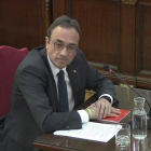 Josep Rull, durante el interrogatorio de la fiscalía en el juicio del ’procés’, el pasado 29 de febrero.-TRIBUNAL SUPREMO