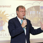 El alclade de León, Antonio Silván, durante la presentación de 'MundiLeón'.-ICAL