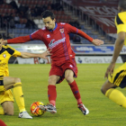 Óscar Díaz durante un partido de esta temporada.-DIEGO MAYOR