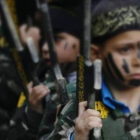 Niños soldado en una imagen de archivo.-