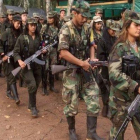 Guerrilleros de las FARC en Colombia durante el proceso de desarme.-REUTERS