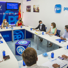 La portavoz del PP en el Congreso, Cuca Gamarra, se reúne con miembros del Pacto de Toledo en Soria - MARIO TEJEDOR