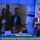 Eduardo García Serrano durante su diatriba contra Irene Montero.-INTERECONOMÍA