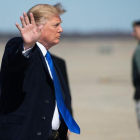 Donald Trump es partidario de una intervención militar en Venezuela.-AFP