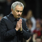 Mourinho dudó de la capacidad del colegiado Anthony Taylor de hacer un buen partido.-AFP / OLI SCARFF