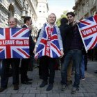 Partidarios del 'brexit', en Londres, el pasado 24 de junio.-REUTERS