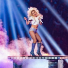 Lady Gaga, en su actuación en la Super Bowl.-CHRISTOPHER POLK