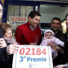 Tercer premio de la Lotería vendido en la administración número 2 de Soria / CONCHA ORTEGA / ICAL-