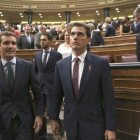 Pablo Casado y Albert Rivera en el Congreso.-DAVID CASTRO